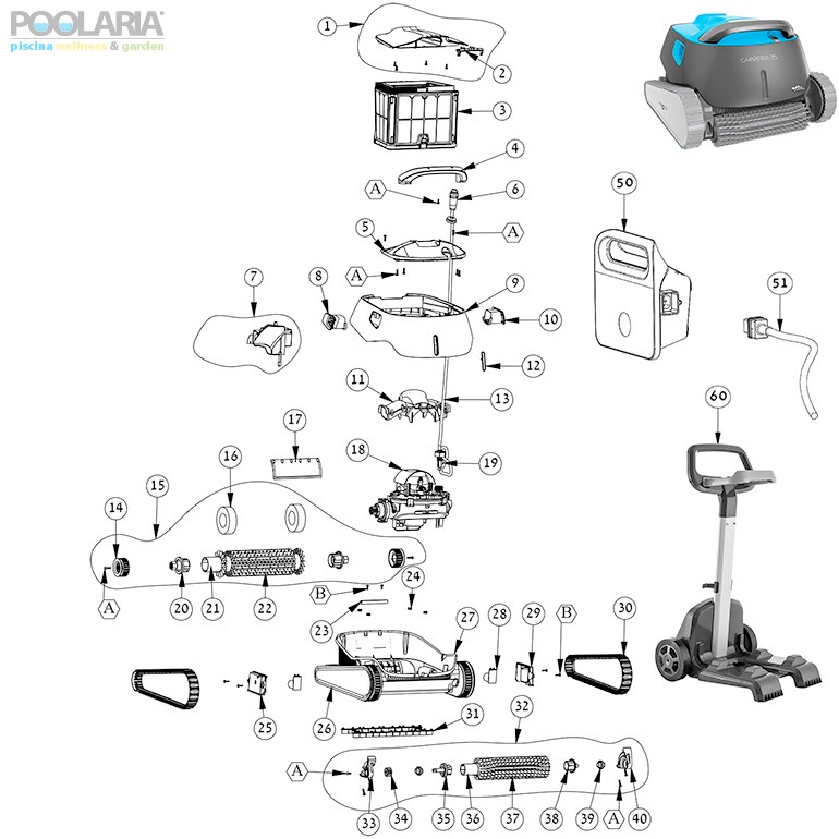 Recambios Dolphin Carrera 35