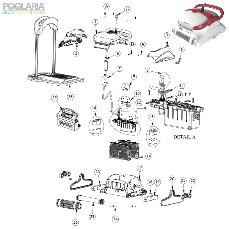 Recambios Dolphin Active 3