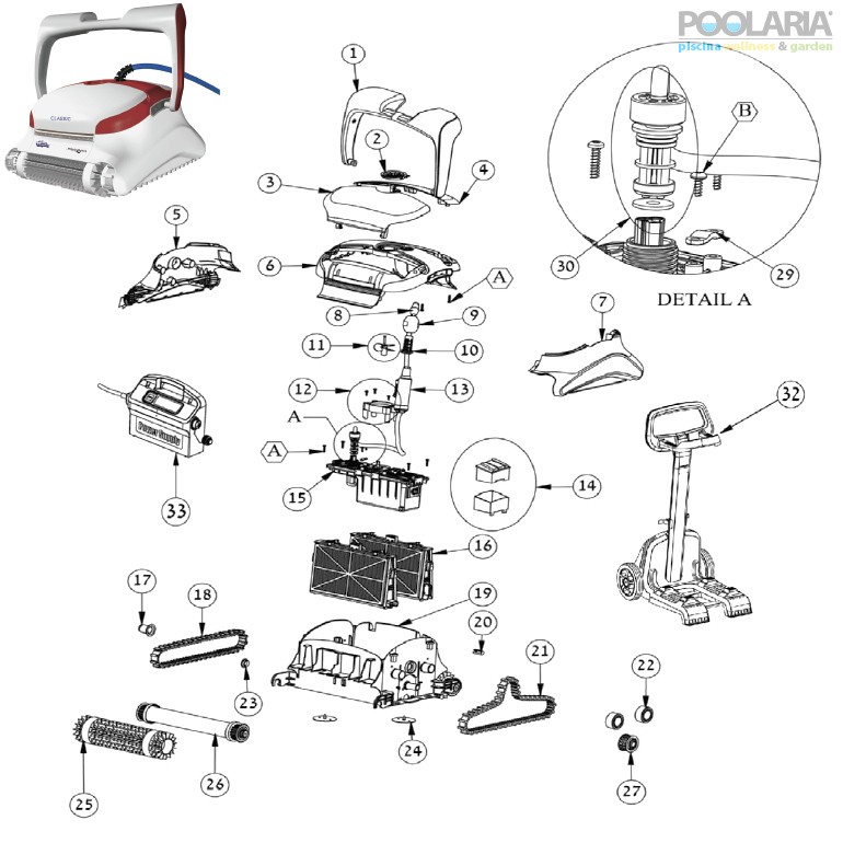 Recambios Dolphin Active 4