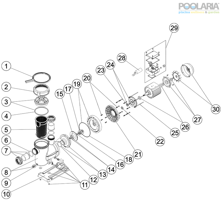 Recambios bomba Alaska Max AstralPool