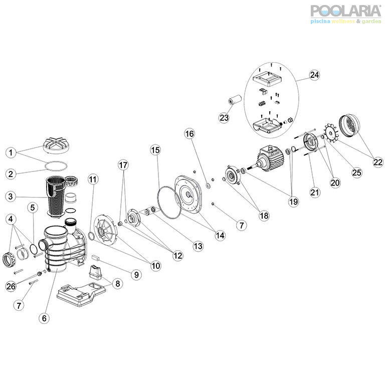 Recambios bomba Alaska AstralPool