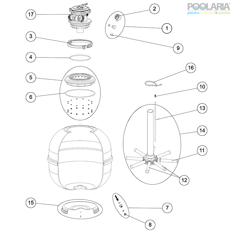 Recambios Aster Top 550 Ramses AstralPool