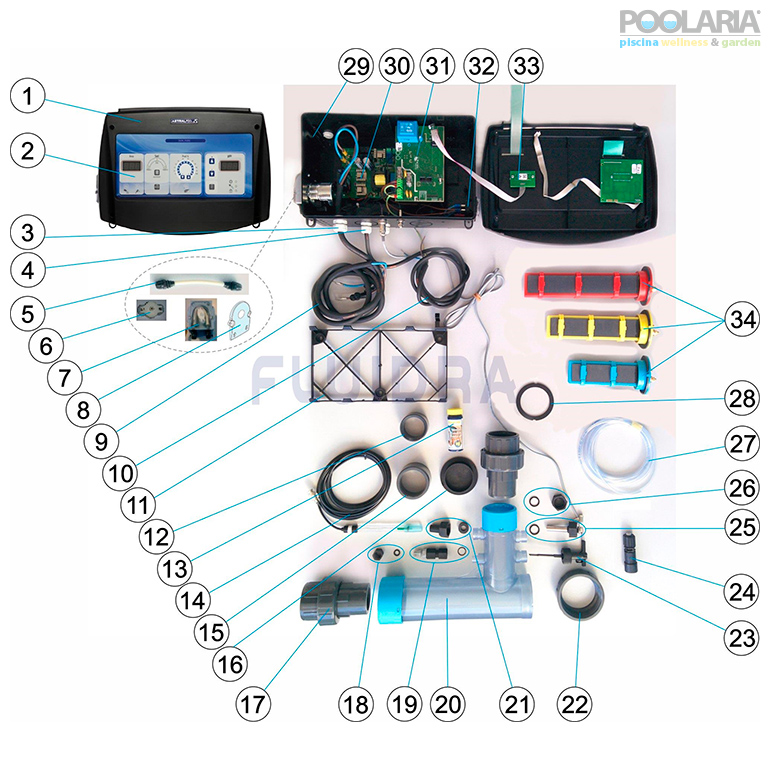 Recambios clorador salino AstralPool Dual Pure