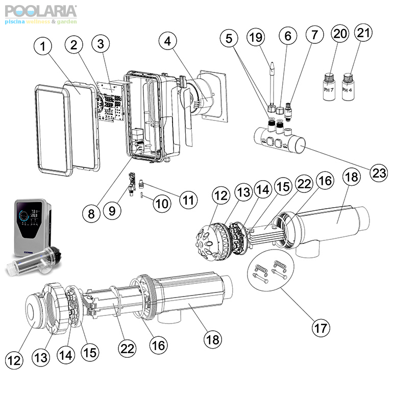 Recambios clorador salino AstralPool Smart Next