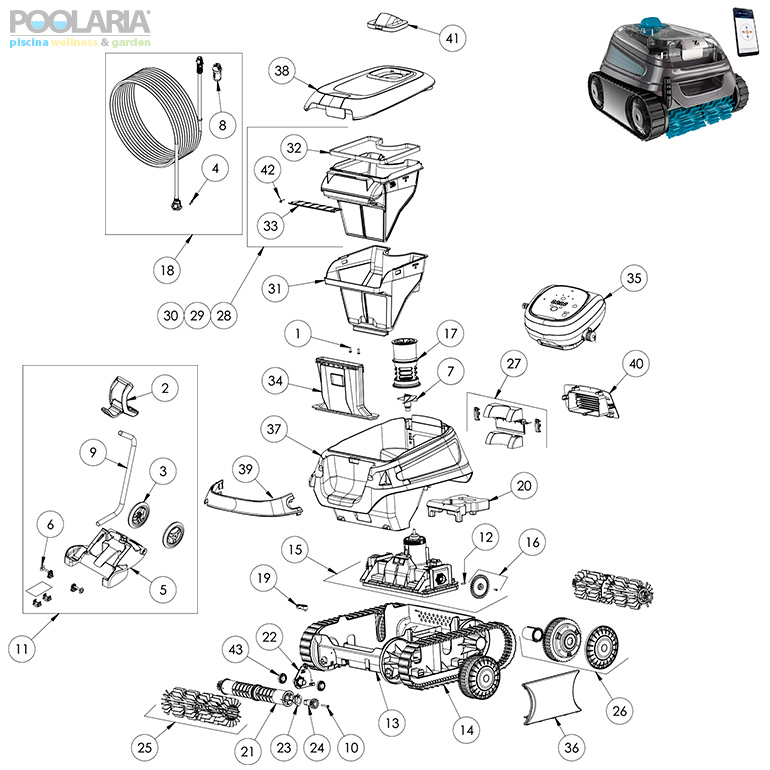 Recambios Zodiac CNX 4090 iQ