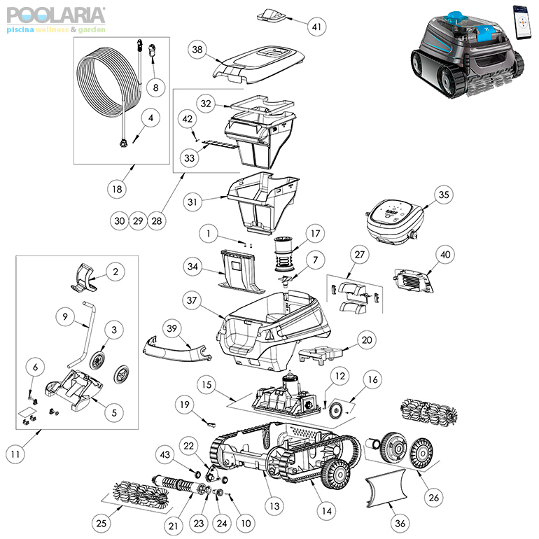 Recambios Zodiac CNX 50 iQ