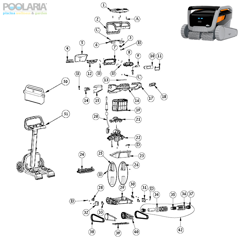 Recambios Dolphin E60i