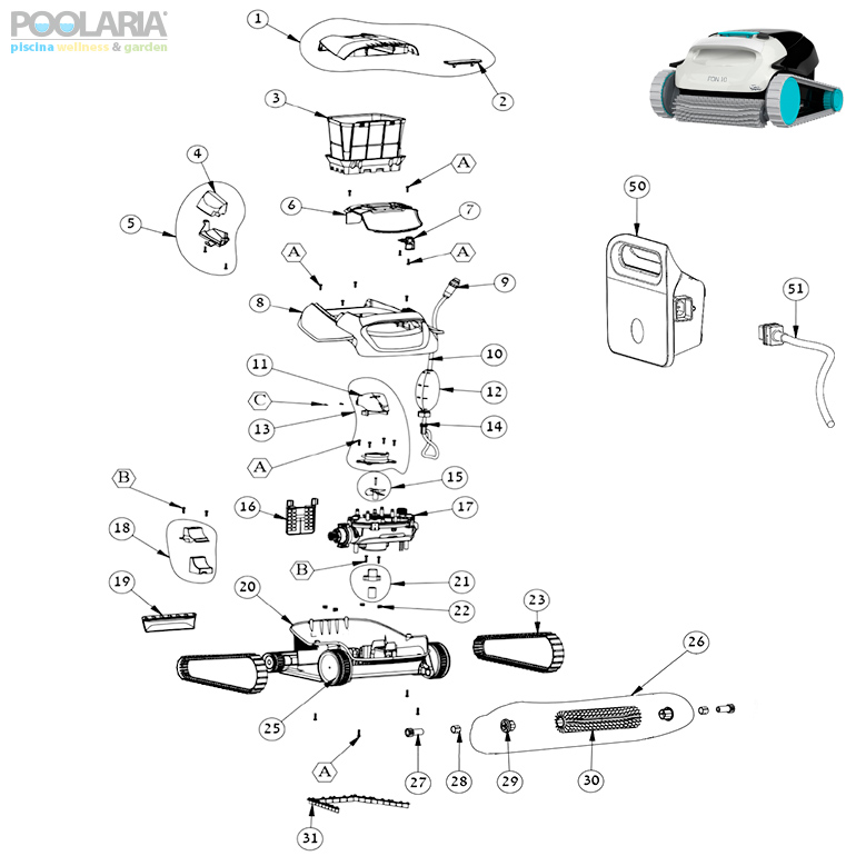 Recambios Dolphin Fon 10