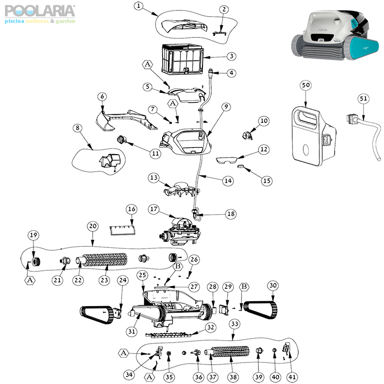 Recambios Dolphin Fon 30