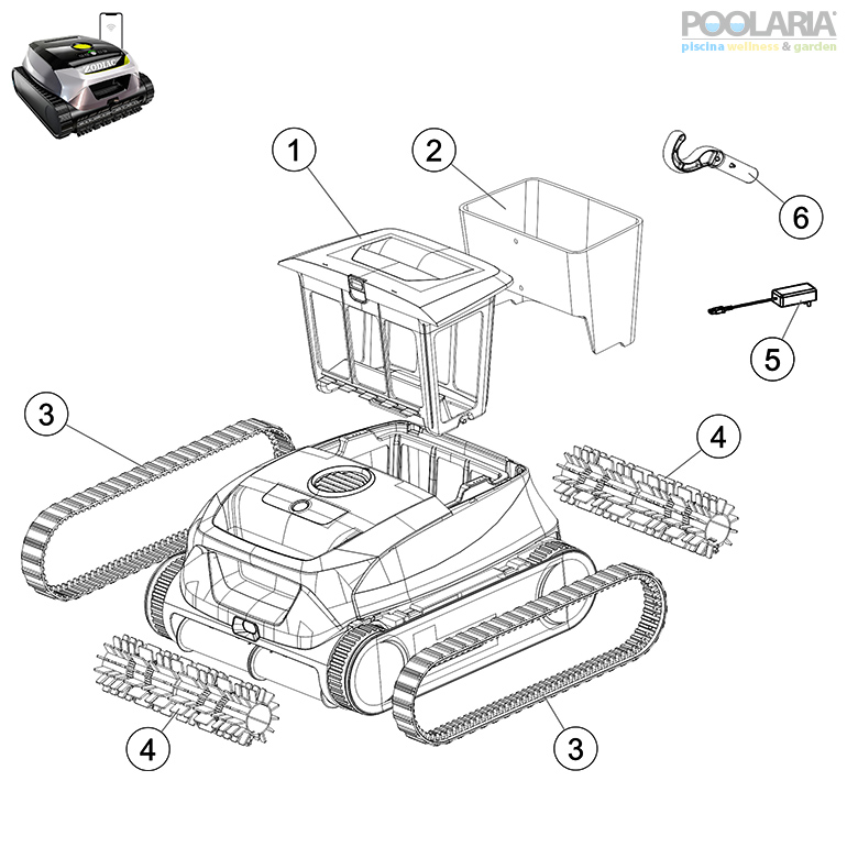 Recambios Zodiac Freedom Lite