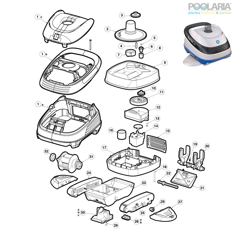 Recambios Hayward Pool Vac V-Flex