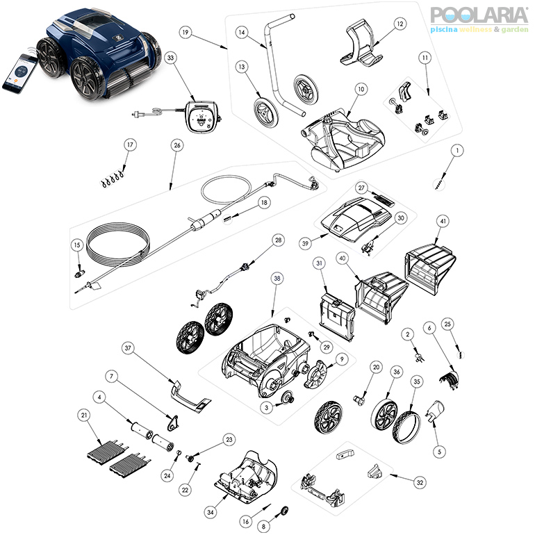 Recambios Zodiac Alpha RA 6800 iQ