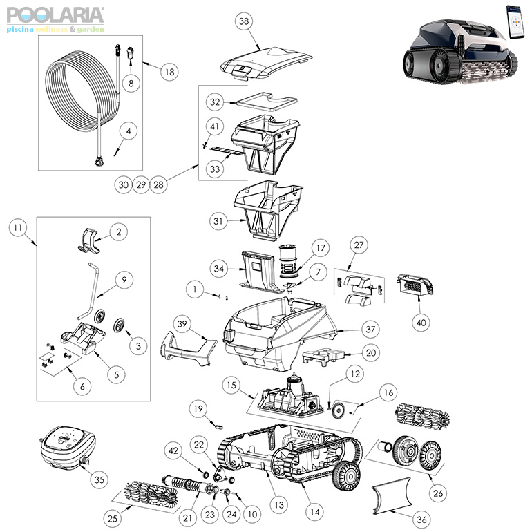 Recambios Zodiac Voyager RE 4600 iQ