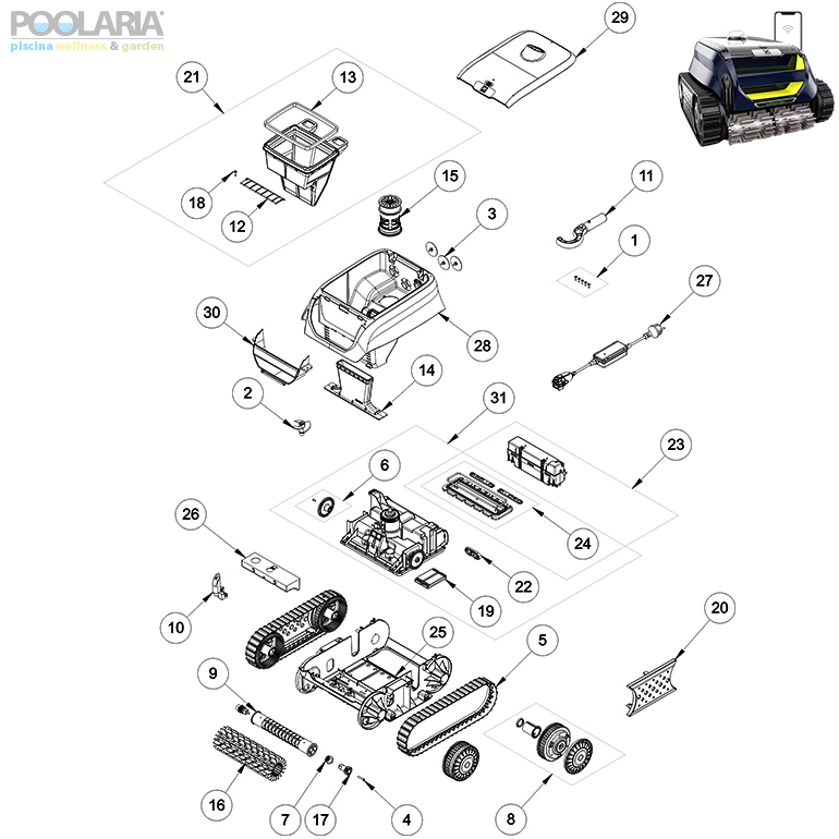 Recambios Zodiac Freerider RF 42 iQ