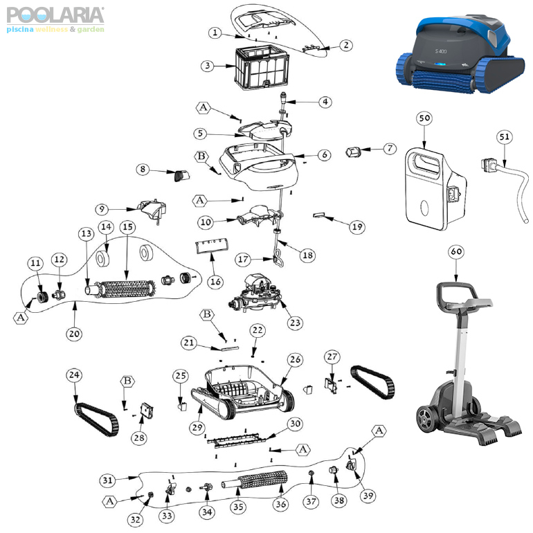 Recambios Dolphin S400