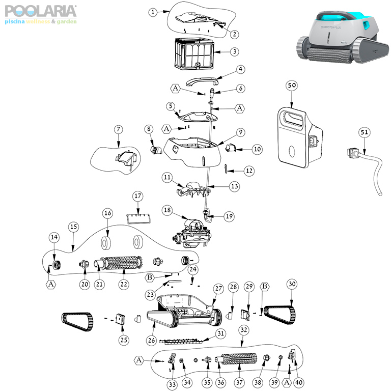 Recambios Dolphin Seamaster Plus