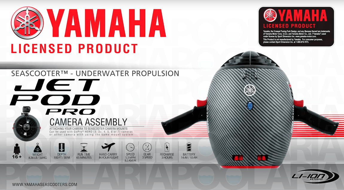 Características Yamaha Seascooter Jet Pod Pro