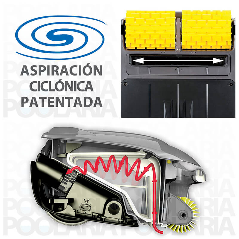 Aspiración ciclónica Zodiac Vortex